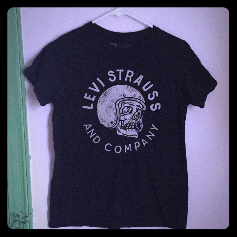 Levi’s moto skull screen tee